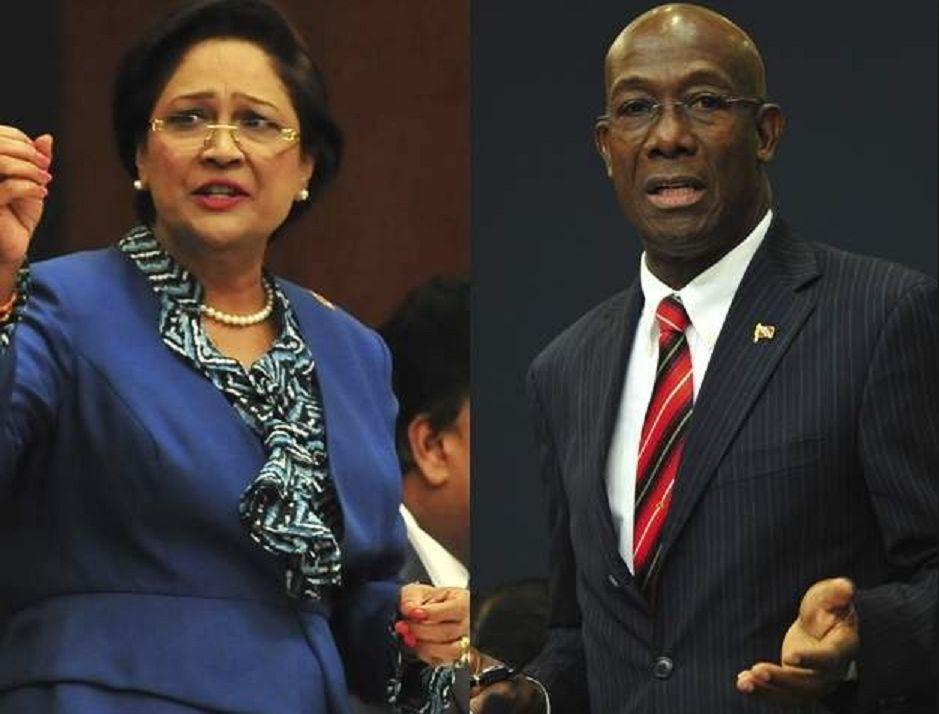 Dr. Keith Rowley and Kamla Persad-Bissessar