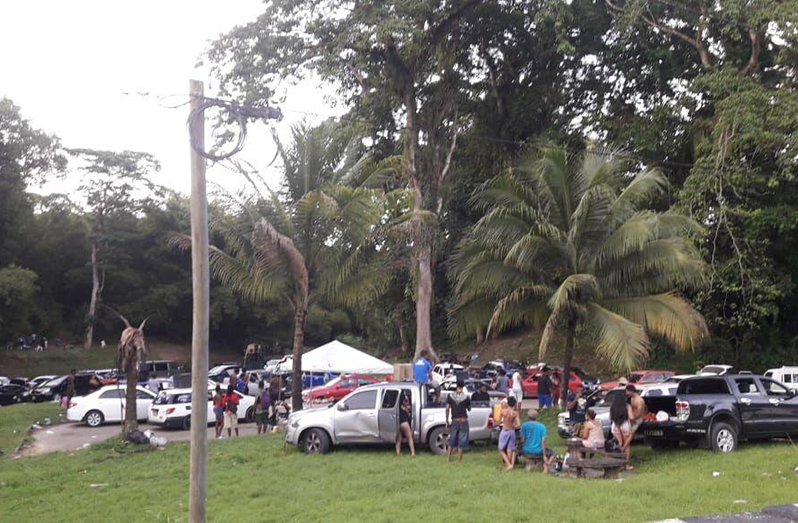 Trinidadians flocked beaches on Sunday  