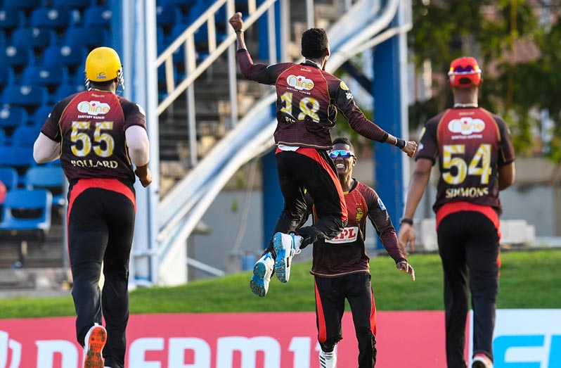 Trinbago Knight Riders again defeated Guyana Amazon Warriors in a nail-biting contest