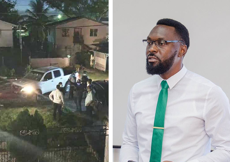 Police had stormed the Tucville home of MP, Christopher Jones