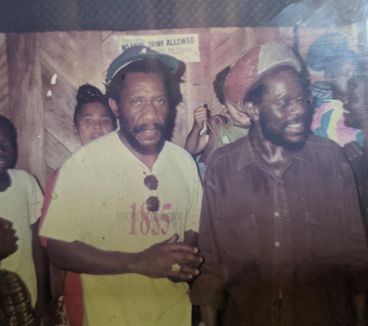 Fraser with longtime friend and musical legend Dennis Brown