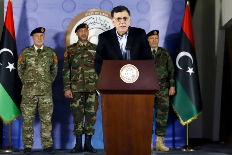 The UN Support Mission in Libya and the parliament in Tripoli had also called on al-Serraj to defer his decision, citing 'reasons of higher interest' [File: AFP]