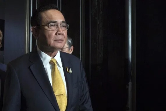 Prayuth Chan-ocha, Thailand's prime minister, arrives for the Bloomberg Asean Business Summit in Bangkok, Thailand, on June 21, 2019 [Brent Lewin/Bloomberg] (Bloomberg)