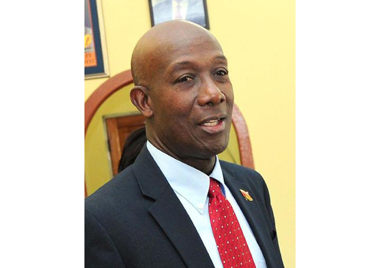 Trinidad and Tobago’s Prime Minister Dr Keith Rowley