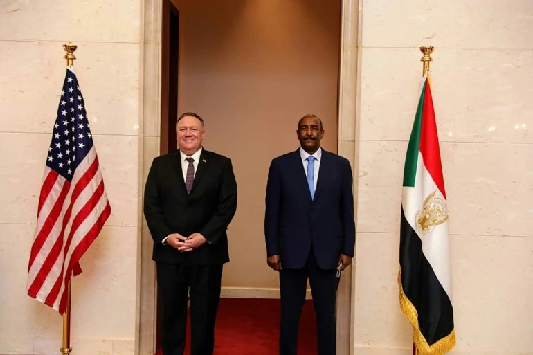 Trump announced last week he would take Sudan, which the US designated as a state sponsor of terrorism in 1993, off the list once it had deposited $335m it had pledged to pay in compensation for the Kenya and Tanzania bombings [File: Sudan's Foreign Media Council/AFP]