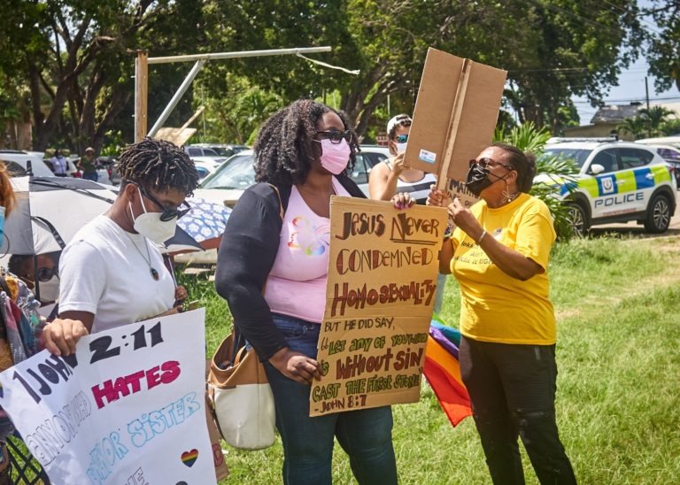 Christian protestors march against proposal to legalize same-sex unions (Barbados Today)