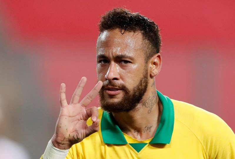 Brazilian striker, Neymar