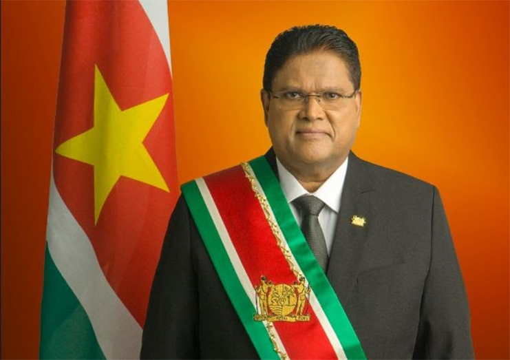 President of Suriname Chandrikapersad Santokhi.