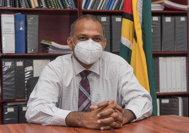 Minister of Health, Dr. Frank Anthony (DPI)