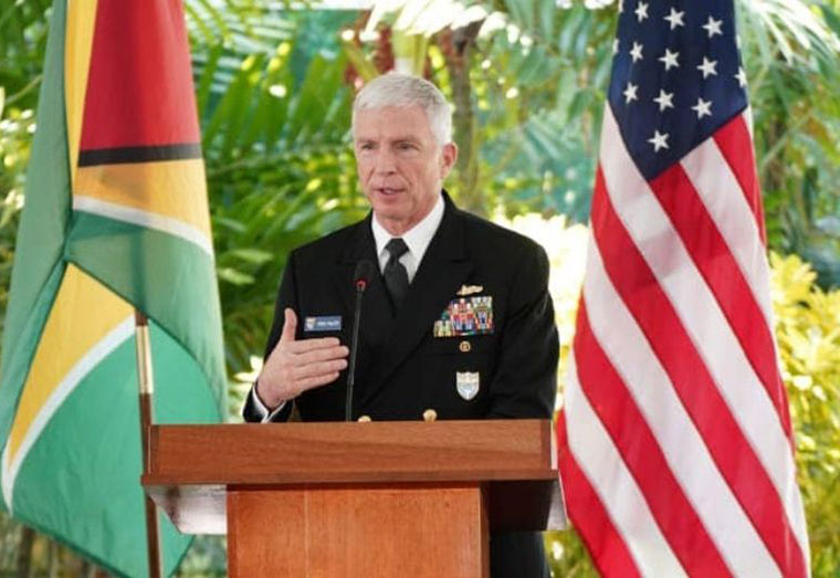 Commander of the United States (U.S.) Southern Command, Admiral Craig S. Faller (OTP photo)
