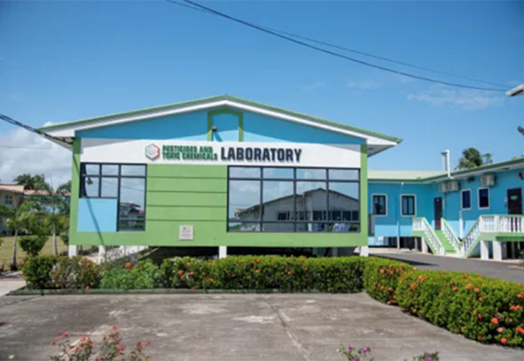 The Laboratory, which is located in the NAREI Compound, Mon Repos, East Coast Demerara has the capacity to monitor the quality of fertilisers imported to Guyana. (DPI)