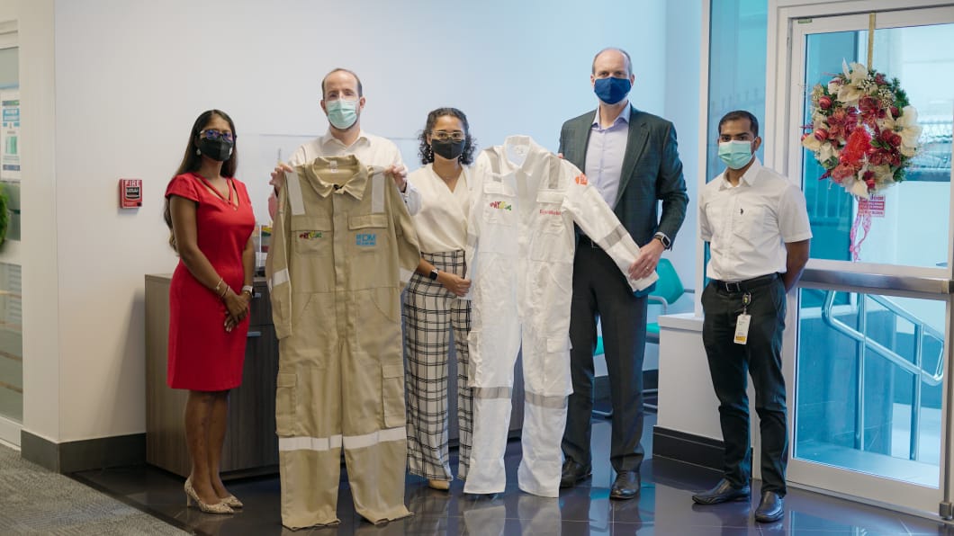 Guyanese companies provide 2,000 coveralls for Singapore FPSO workers