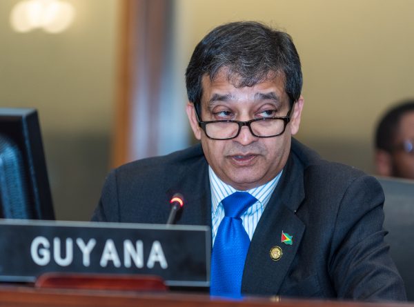 Guyana’s Permanent Representative, Ambassador Riyad