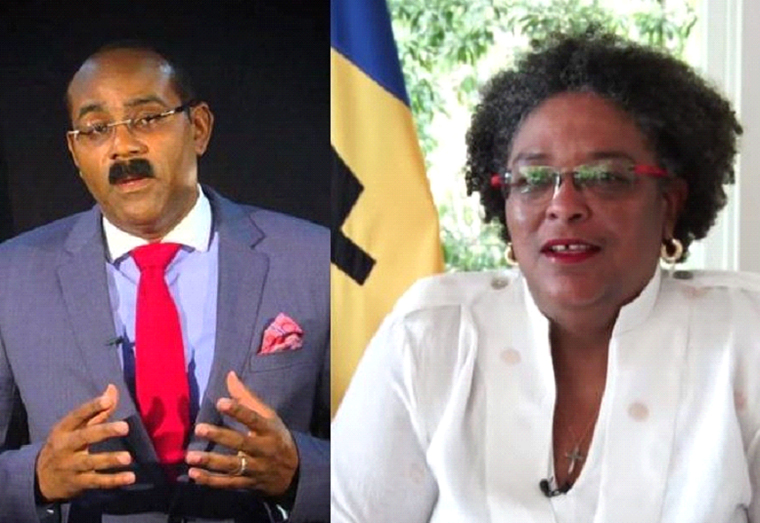Barbados Today - Antigua and Barbuda Prime Minister Gaston Browne on Sunday sent a letter of solidarity to Prime Minister Mia Mottley, as Barbados grapples with a spike in COVID-19 cases.