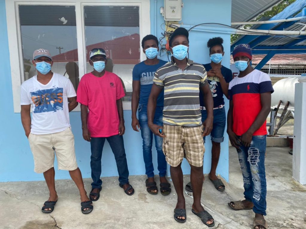 The Guyanese fishermen who were arrested and held in Venezuela for several days