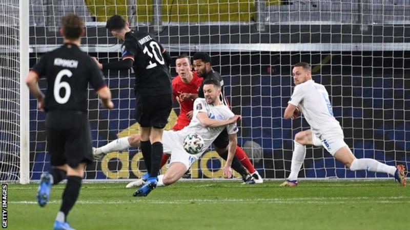 Havertz scored his third Germany goal in the win in Duisburg