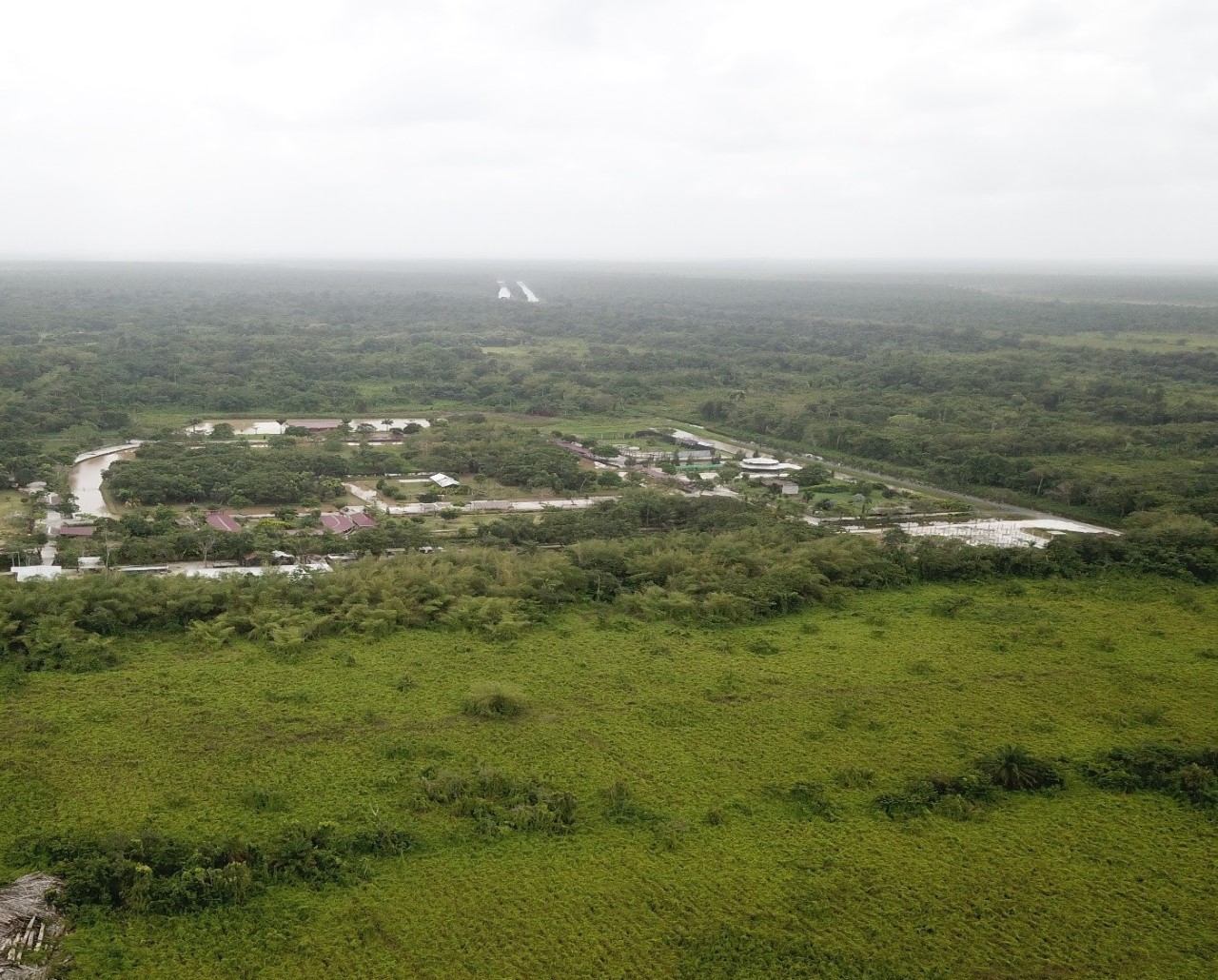 The site for the construction of the Hyde Park Zoo Sanctuary and Tropical Gardens at Land of Canaan on the East Bank of Demerara (EBD)