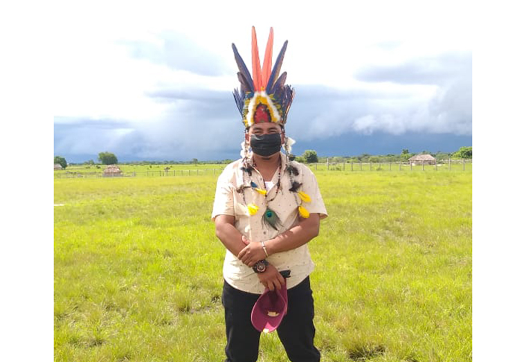 Apollas Isaacs, the newly elected Toshao of the Village of Karaudarnau in South Rupununi, Region Nine