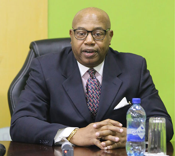 Owner and Chief Executive Officer (CEO) of Guyana Airways Corporation Inc., Dr. Colin Abrams (Stabroek News photo)
