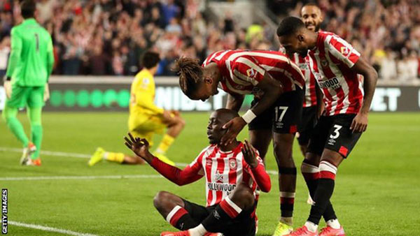 Yoane Wissa scored late on to earn Brentford a share of the spoils