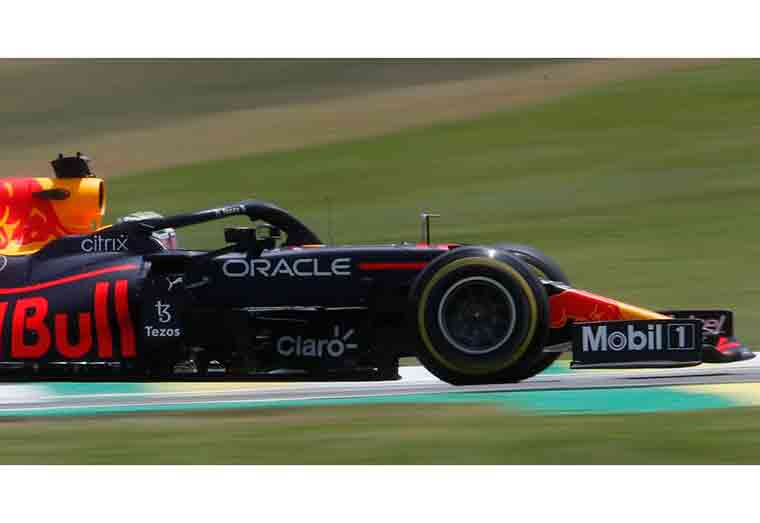 Formula One F1 - Brazilian Grand Prix - Jose Carlos Pace Circuit, Sao Paulo, Brazil - November 13, 2021 Red Bull's Max Verstappen during practice REUTERS/Amanda Perobelli