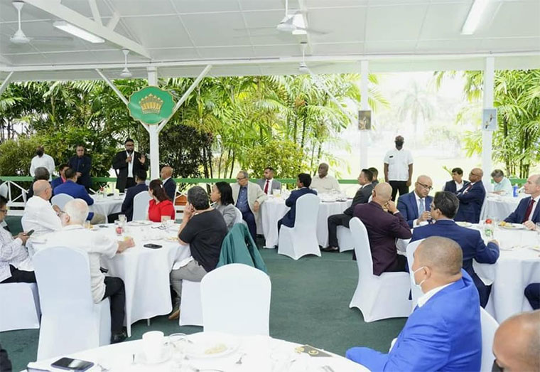 Government hosted a dinner for members of the private sector last week