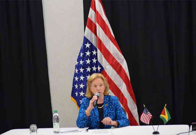 US Ambassador Sarah-Ann Lynch 