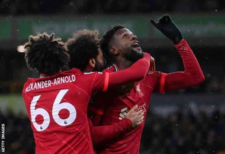 Divock Origi's strike was Liverpool's 39th winning goal scored in or after the 90th minute in the Premier League, at least 13 more than other side