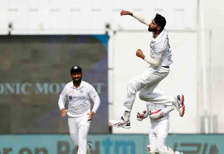 Mhammed Siraj leaps in joy after dismissing Will Young  BCC