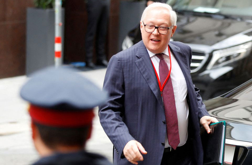 Russian Deputy Foreign Minister Sergei Ryabkov arrives for a meeting with U.S. special envoy Marshall Billingslea in Vienna, Austria June 22, 2020. REUTERS/Leonhard Foeger/Files