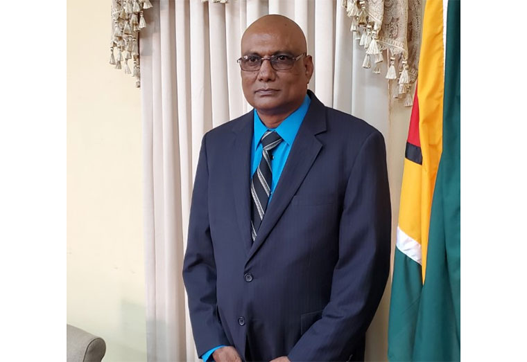 Newly appointed Chief Elections Officer, Vishnu Persaud