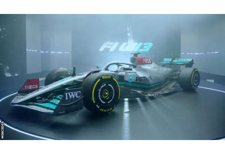 Mercedes launched their car for the 2022 season on Friday