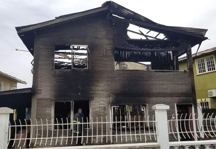 Fire destroys homes in West Ruimveldt