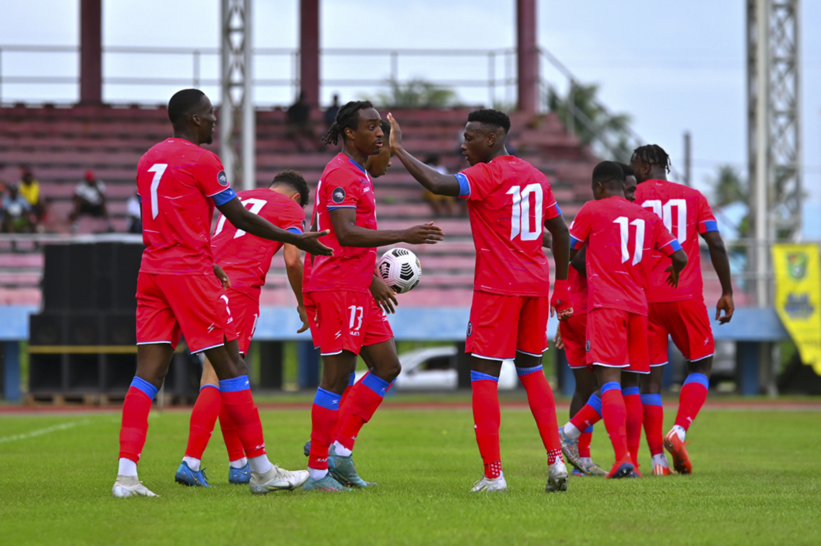 Haiti flex scoring muscles in eight-goal thriller in Guyana