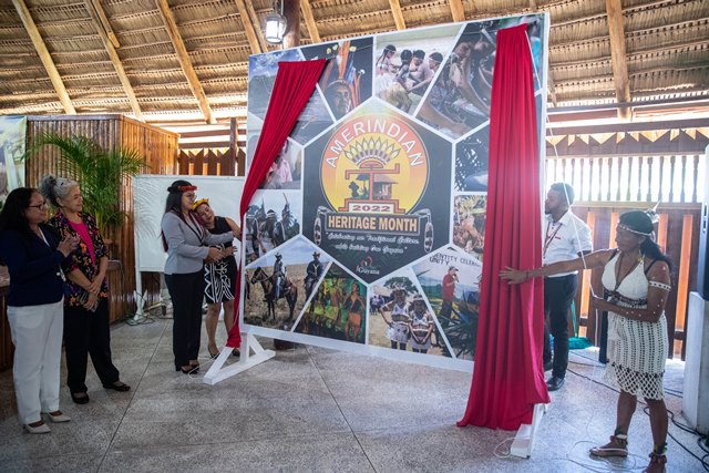 Unveiling of Amerindian Heritage Month Theme 2022.