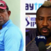 Windies coach Phil Simmons; Andre Russell