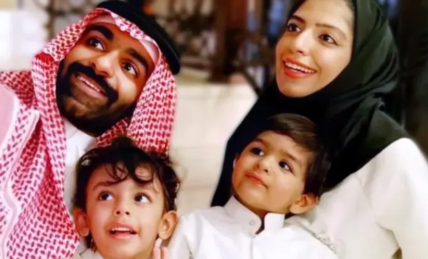  Salma al-Shehab and her family. Photograph: ESOHR