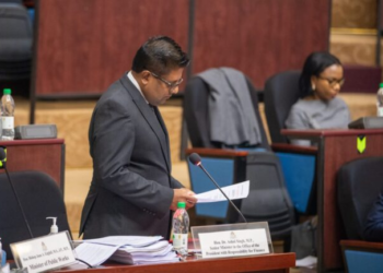 Senior Minister in the Office of the President with responsibility for Finance, Dr. Ashni Singh