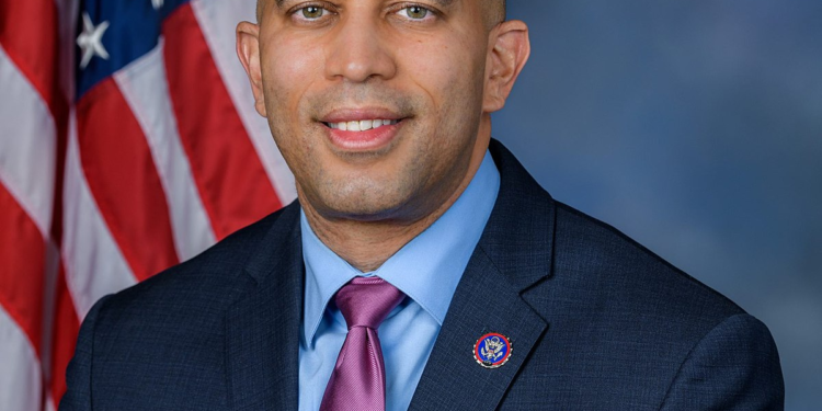 U.S Democratic House Leader Rep Hakeem Jeffries