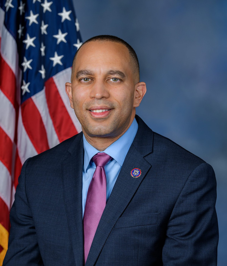 U.S Democratic House Leader Rep Hakeem Jeffries
