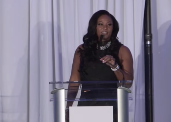 Dr. Trisha Bailey, who sports a net worth of $700 million has made the largest athletic donation in the history of the University of Connecticut. (Screenshot: Youtube)