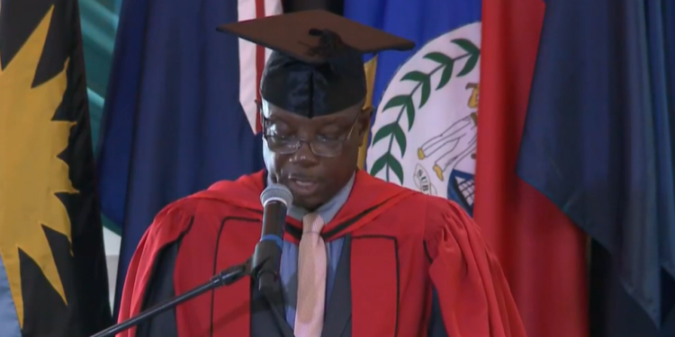 Former West Indies cricket captain Richie Richardson was conferred an honorary doctorate along with Vincentian calypsonian Becket at the UWI Five Islands graduation on Saturday.