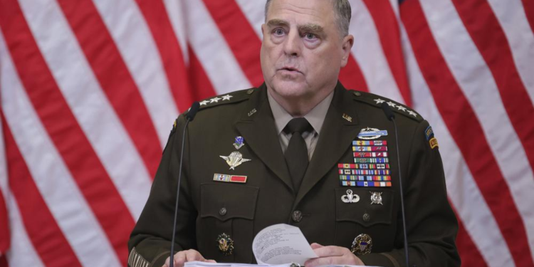 Chairman of the Joint Chiefs of Staff Gen. Mark Milley