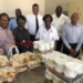 The S.C. State College of Agriculture travel team at Guyana School of Agriculture with the executive team and leaders of the GSA commercial kitchen.