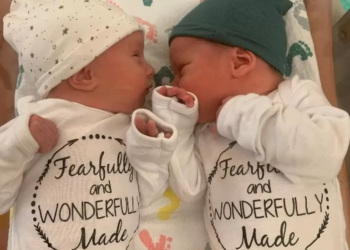 Lydia Ann and Timothy Ronald Ridgeway were born on 31 October 2022