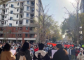 Hundreds of students at Tsinghua University in Beijing gathered on Sunday to protest against zero-Covid and censorship.