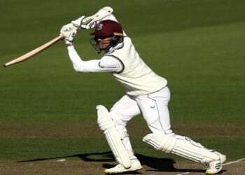 Tagenarine Chanderpaul, the son of 164-test West Indies legend Shivnarine Chanderpaul, was named player of the match for his fine double innings (119, 56). That should earn him a test debut against Australia in Perth starting next Wednesday. (PHOTO: windiescricket).