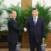 Xi Jinping, General Secretary of the Communist Party of China (CPC) Central Committee and Chinese president, meets with Chairman of the United Russia party Dmitry Medvedev, who visits China at the invitation of the CPC, at the Diaoyutai State Guesthouse in Beijing, capital of China, on December 21 (XINHUA)