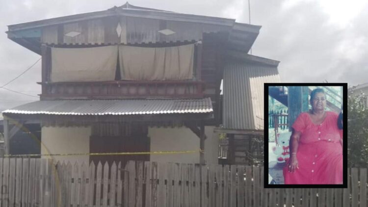 Sawh and her home (Newsroom Photo)