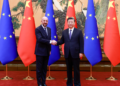 Chinese President Xi Jinping meets with President of the European Council Charles Michel on December 1, 2022 at the Great Hall of the People in Beijing. Photo: Xinhua